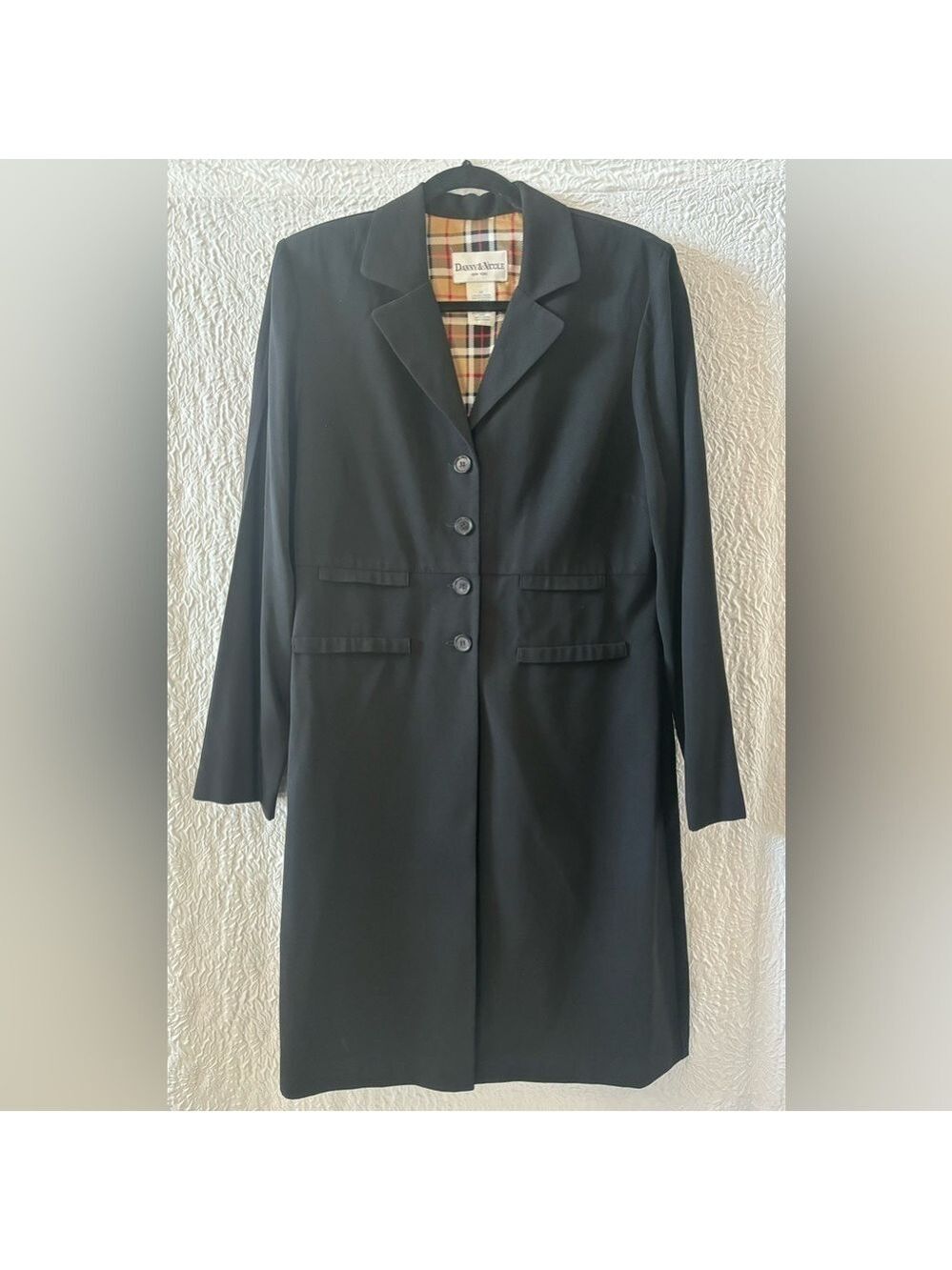 Danny & Nicole NY Button Down Long Suit Blazer Jacket